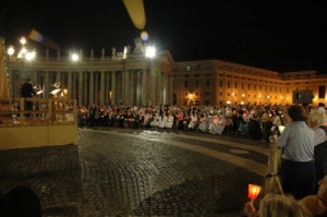 piazza san pietro veglia papa 2007