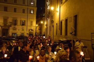 In processione per le vie del centro