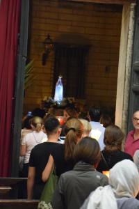 In processione nel centro di Roma