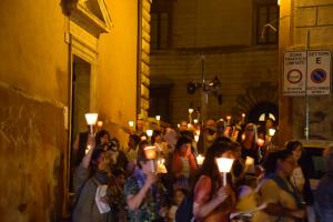In processione nel centro di Roma