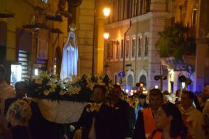 In processione nel centro di Roma