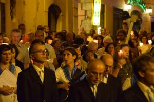 In processione nel centro di Roma