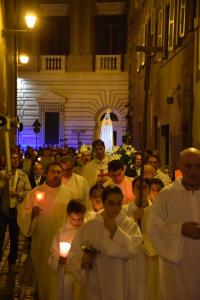 Arrivo a Ss. Biagio e Carlo ai Catinari